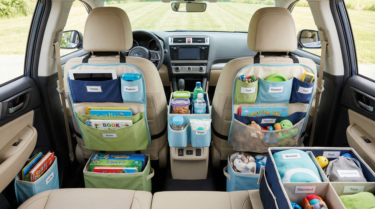 Top 10 Hacks for Keeping Your Car Organized with Kids