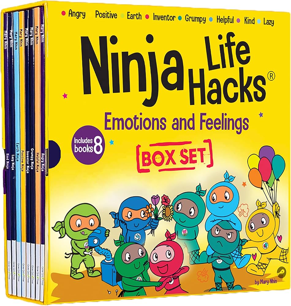 Ninja Life Hacks Emotions and Feelings 8 Book Box Set