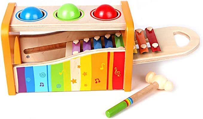 Hape Pound & Tap Bench with Slide Out Xylophone