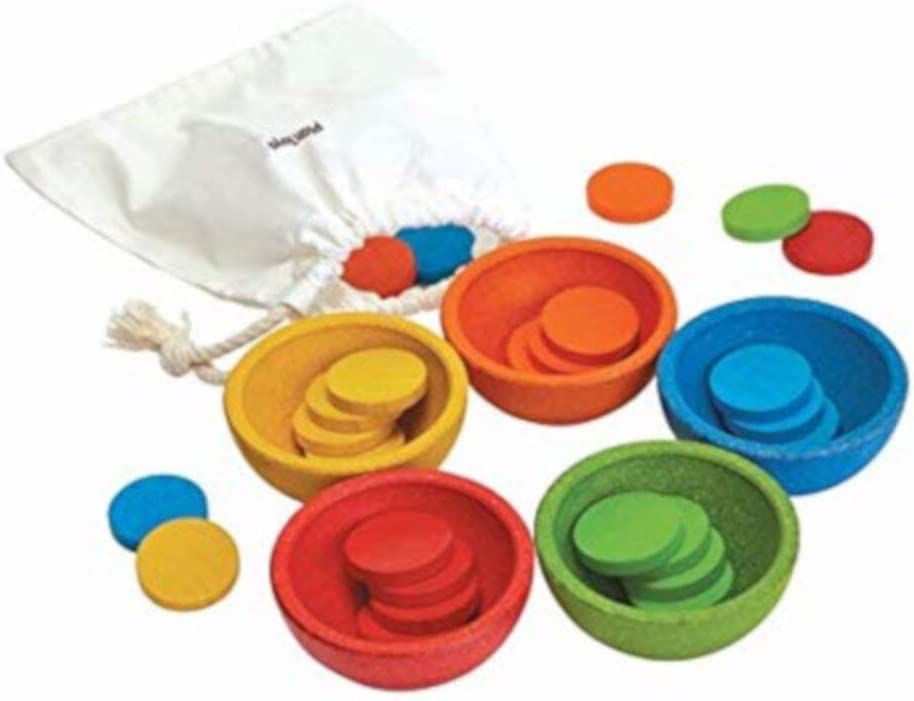 PlanToys Sort & Count Cups Baby Toy