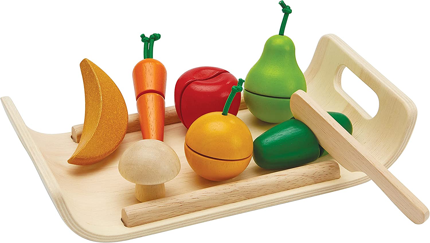 PlanToys Wooden Assorted Fruit and Vegetable Food Set