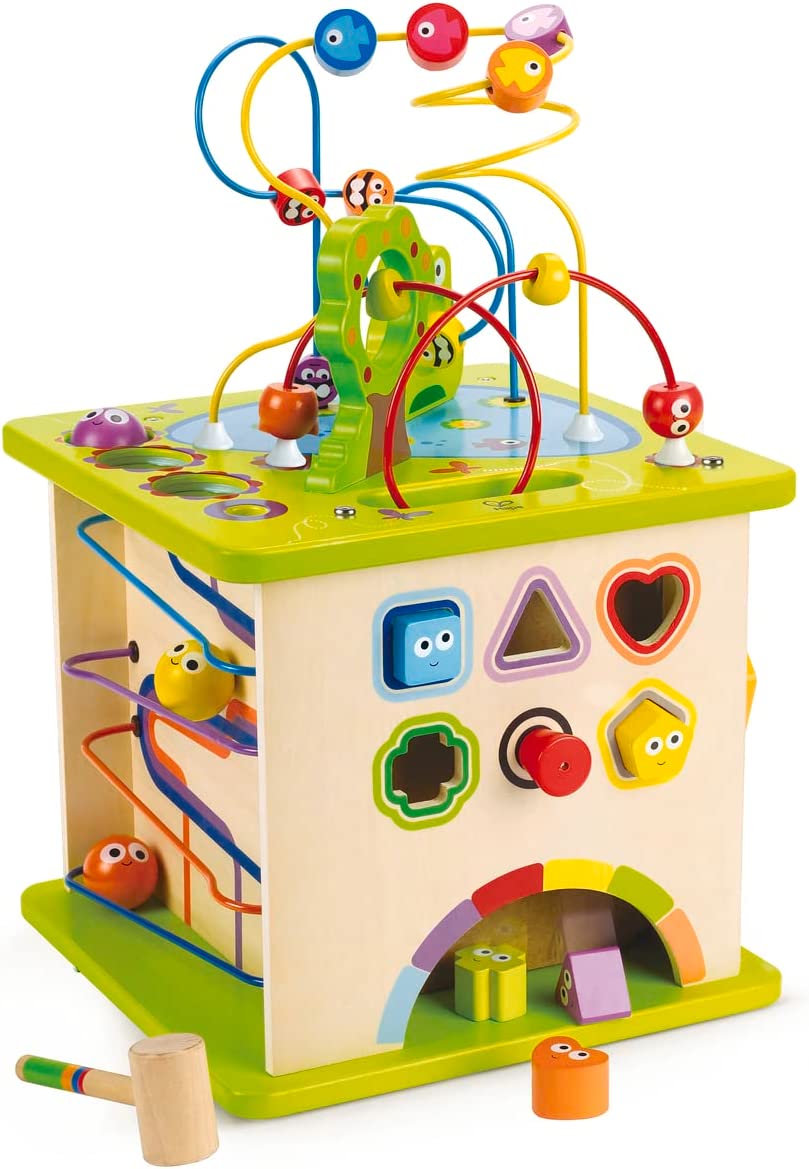 Country Critters Wooden Activity Play Cube by Hape