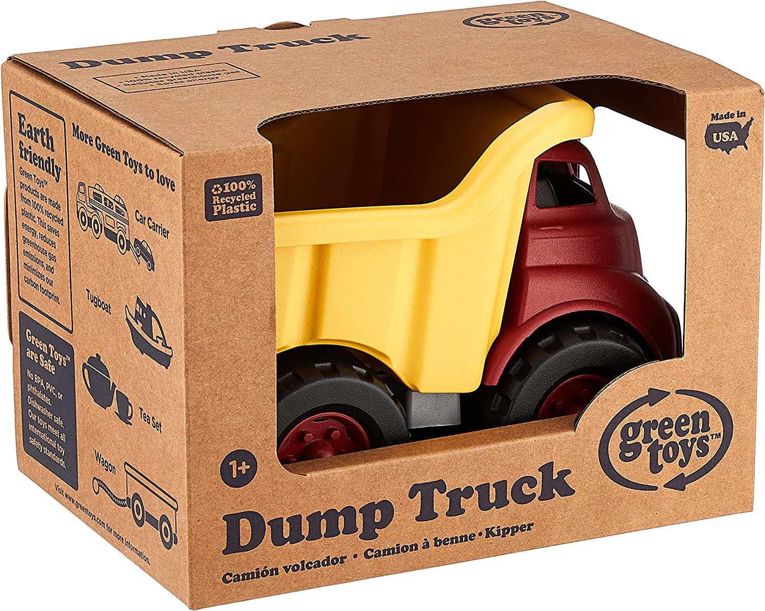 Green Toys Dump Truck, Red/Yellow