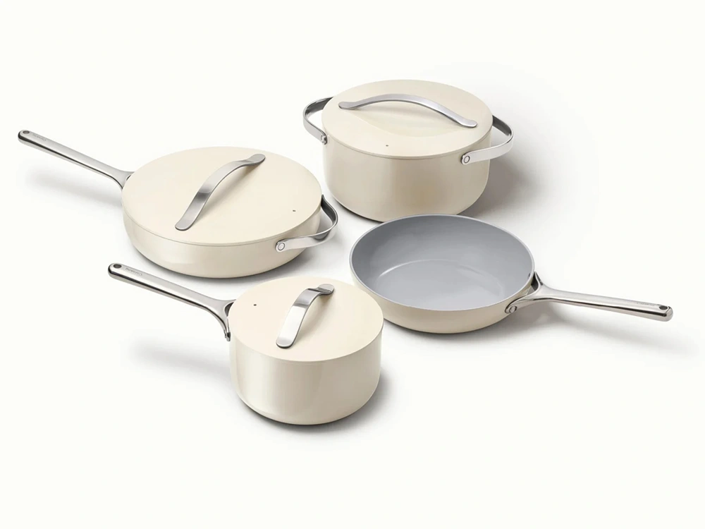 Caraway Non-Toxic Ceramic Cookware Set (12 Piece)