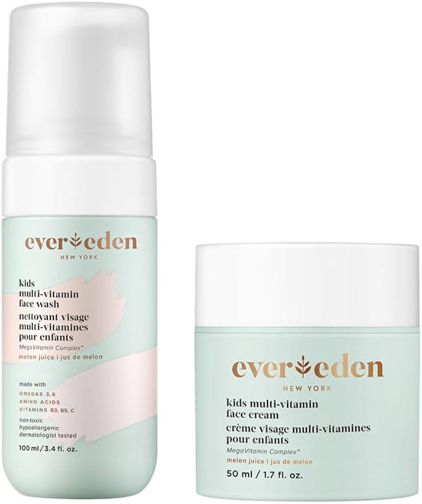 Evereden Kids Multi-Vitamin Face Wash and Cream Set