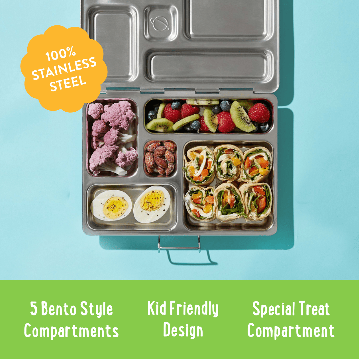 PlanetBox Rover Stainless Steel Lunch Box